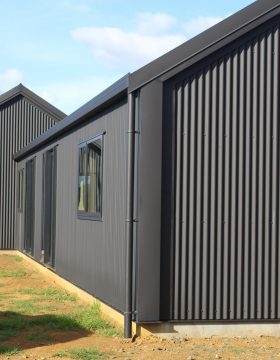 Large steel shed home building by Coresteel