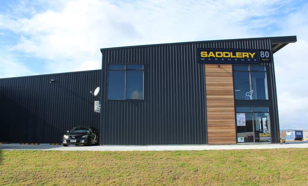 Large workshop and office building for Saddlery by Coresteel Buildings