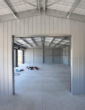 Coresteel steel building shed home on lifestyle property