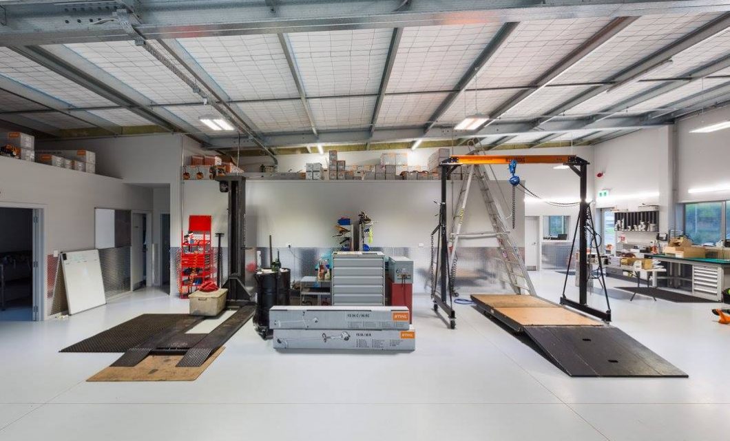 Store for Stihl Shop by Coresteel Buildings waikato