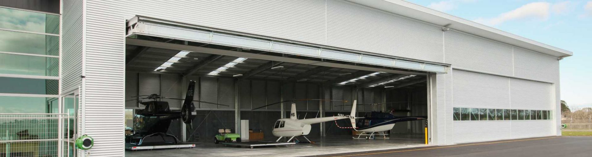 steel hangar for aircraft by Coresteel