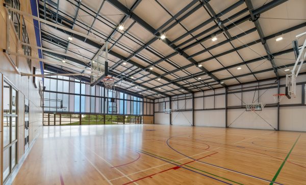 large gymnasium by Coresteel Buildings