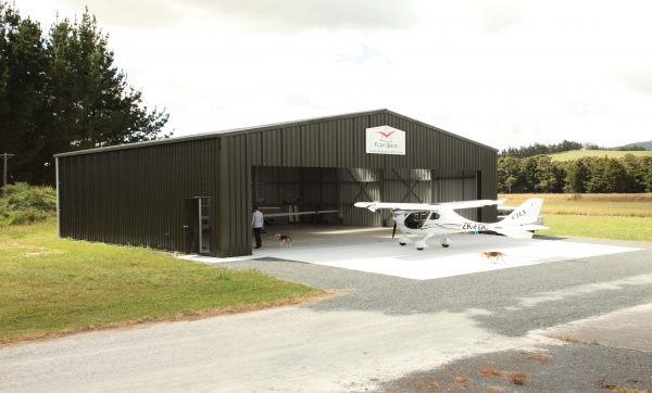 sports aircraft hangar steel building
