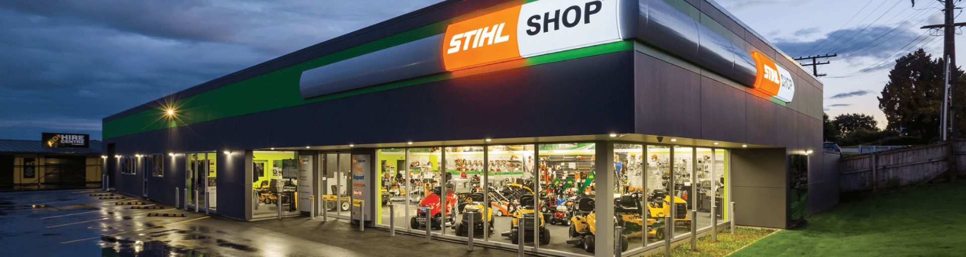 Stihl Shop showcasing Industrial Steel Building Construction from Coresteel