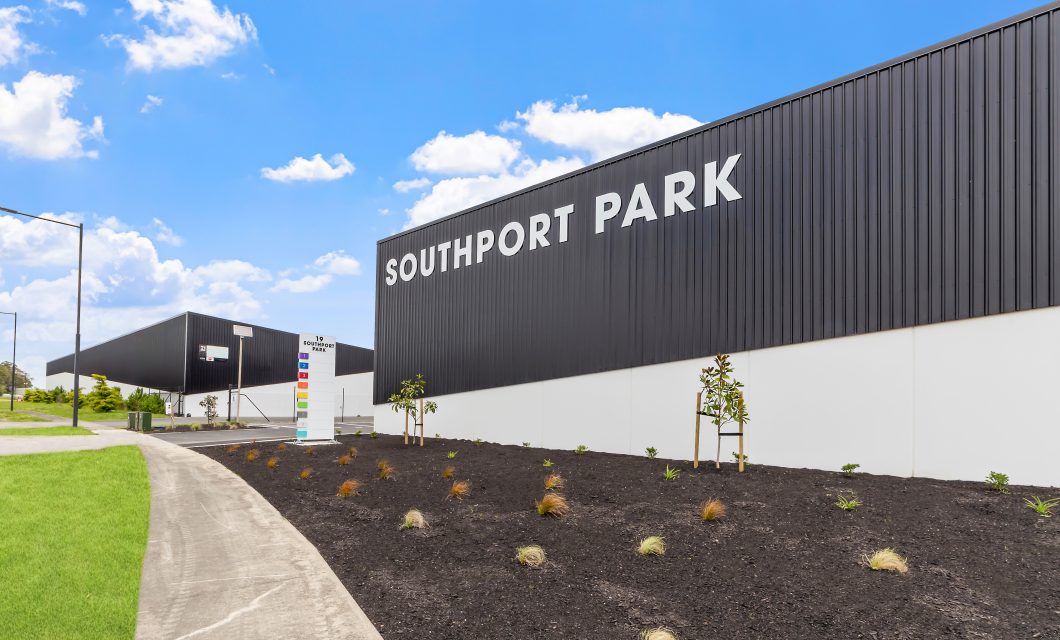 Southport Park construction project by coresteel buildngs